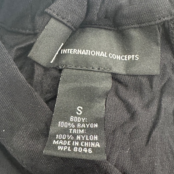 INC International Concepts black halter top size small - Picture 3 of 5